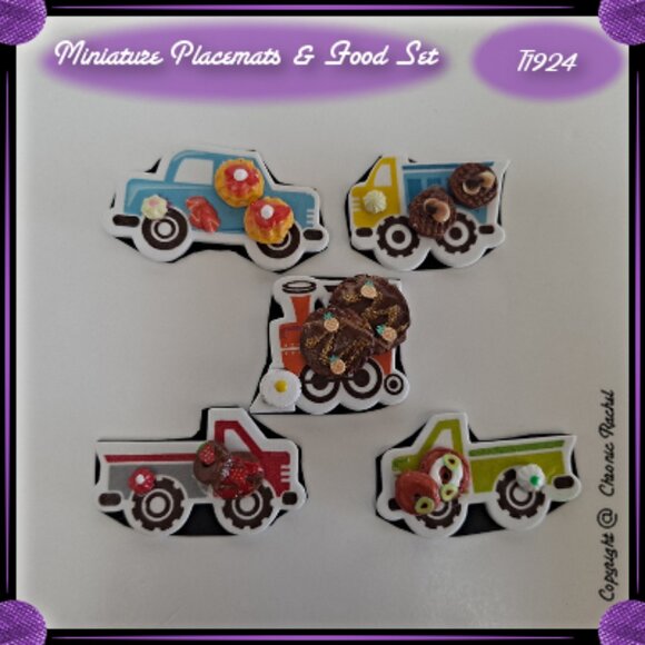 5-Pack Vehicle Placemat Glued-Together Breakfast Meals - Picture 3 of 3